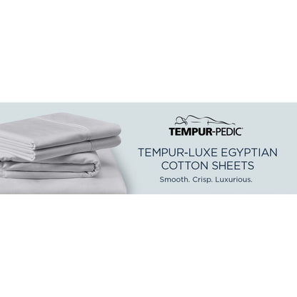 Linens - Tempur Luxe Egyptian Cotton Sheet Set - Cool Gray