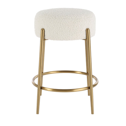 Arles - Brass Counter Stool