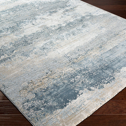 Bremen - Modern 8 X 10 Rug - Pearl Silver & Blue