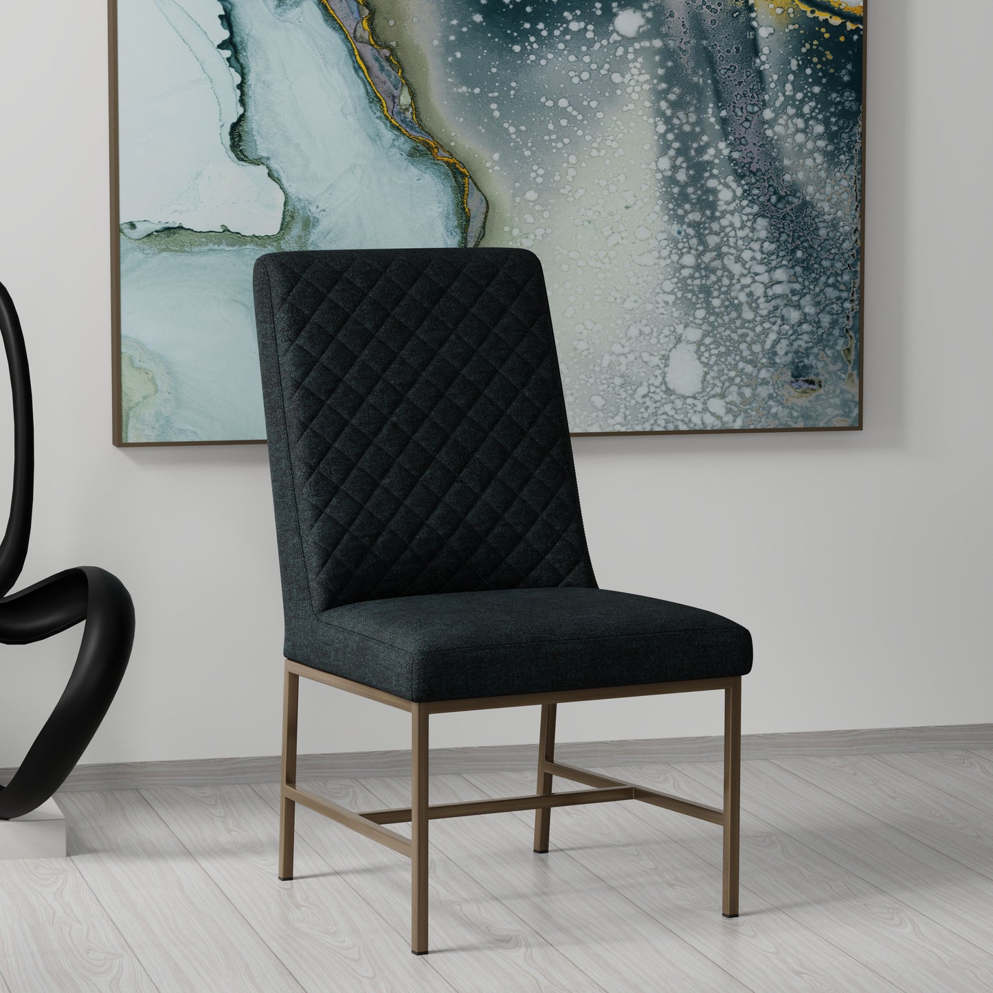 Crossings - Round Dining Table With 4 Upholstered Chairs