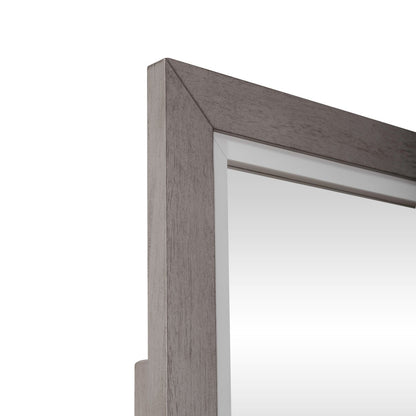 Palmetto Heights - Landscape Mirror - White