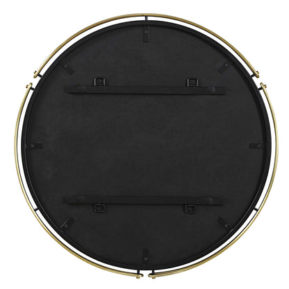 Wesley - Round Mirror - Gold
