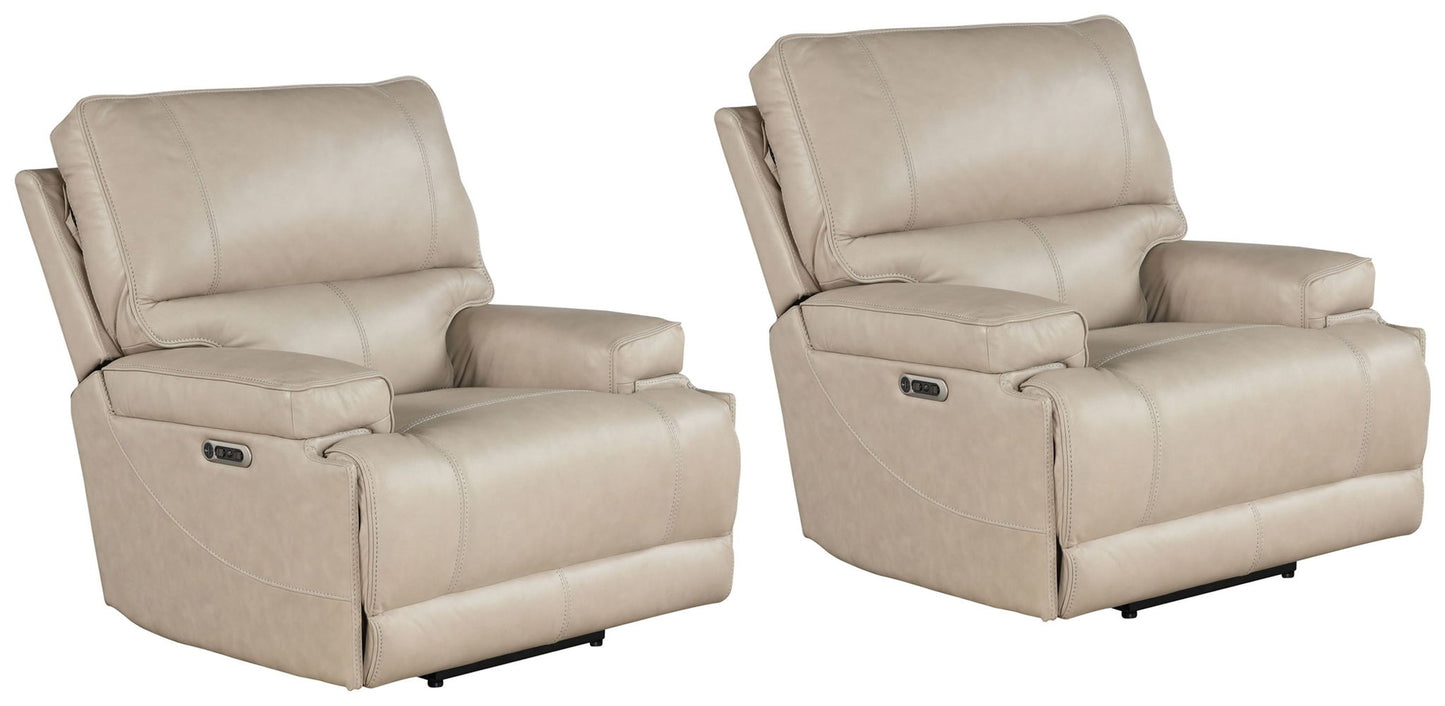 Whitman - Powered By Freemotion Cordless Power Recliner (Set of 2)