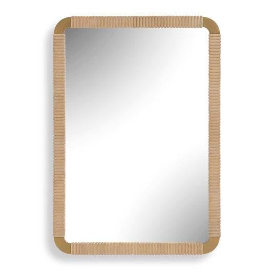 Heinrich - Wood Mirror - Brass / Gold / Woodtone