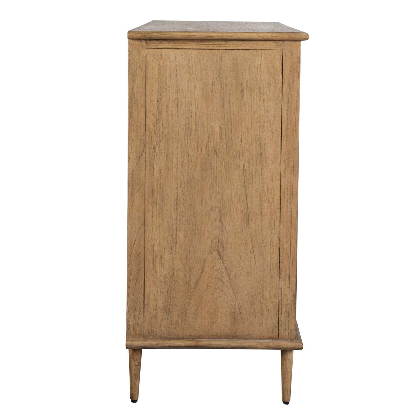 Coast - 2 Door Rattan Cabinet - Woodtone