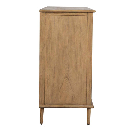 Coast - 2 Door Rattan Cabinet - Woodtone