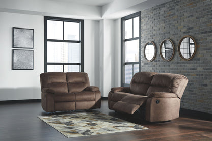 Bolzano - Coffee - Reclining Loveseat