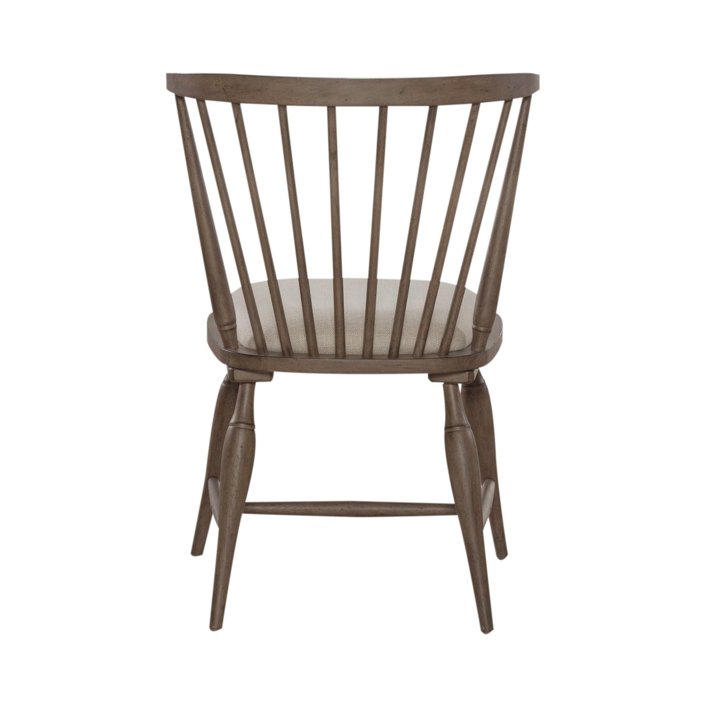 Americana Farmhouse - Upholstered Seat Windsor Chair (RTA) - Light Brown