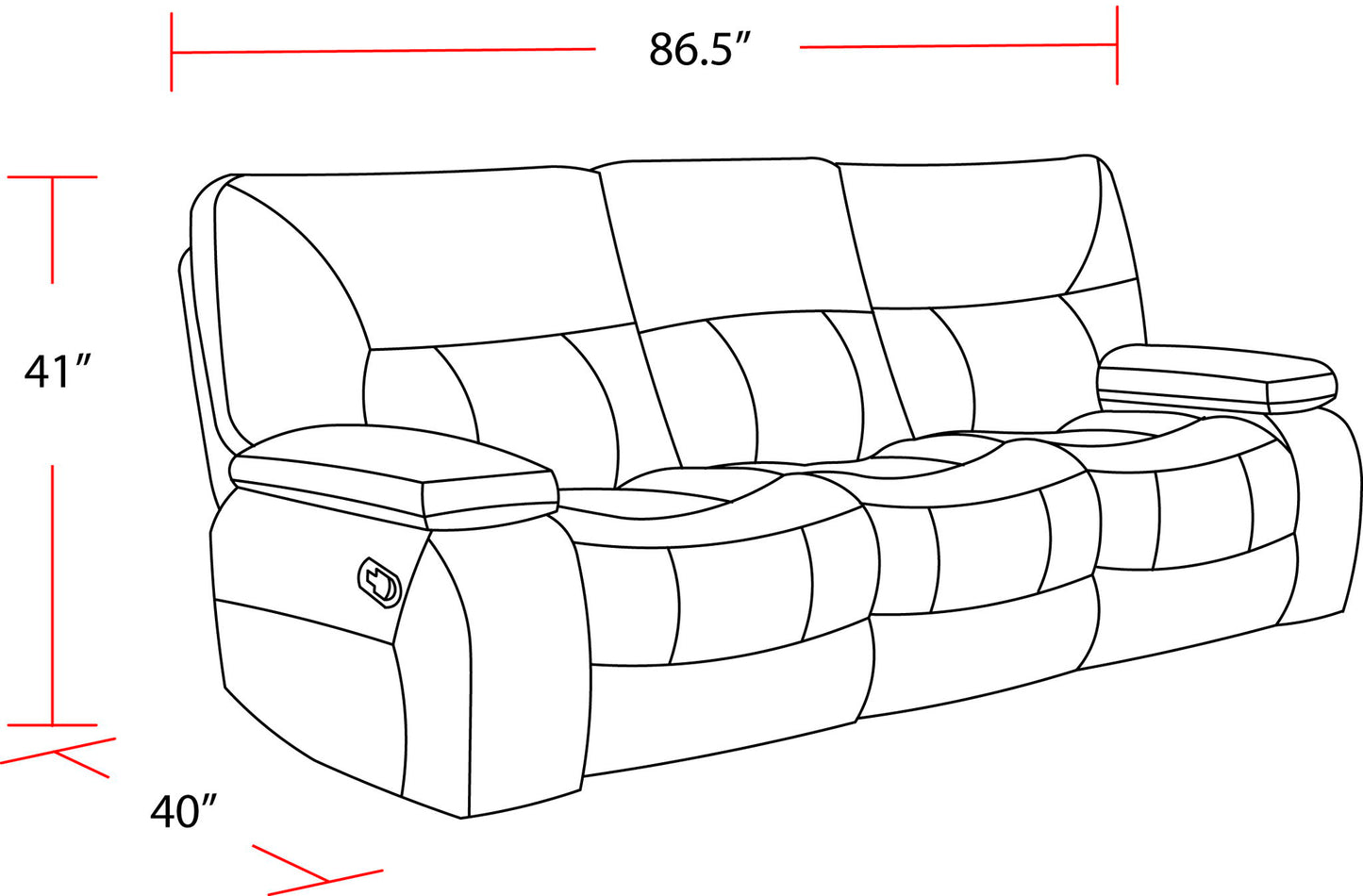 Chapman - Reclining Sofa Set