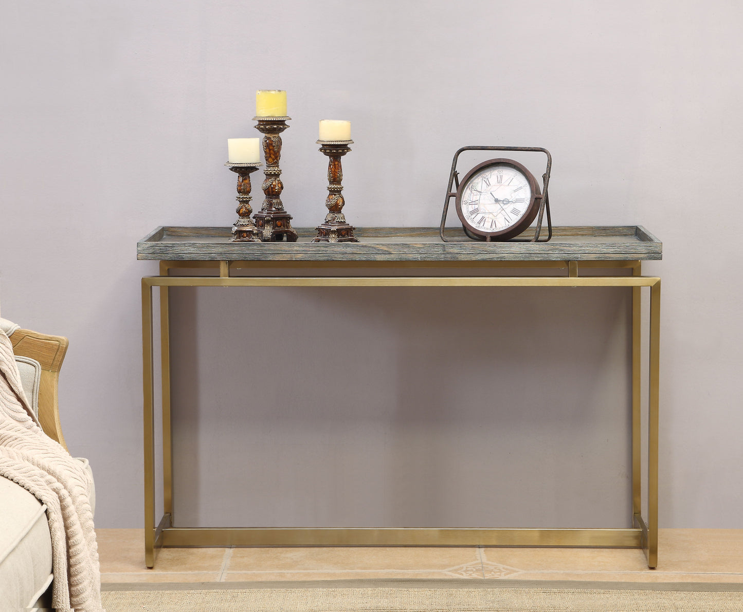 Biscayne - Console Table - Weathered