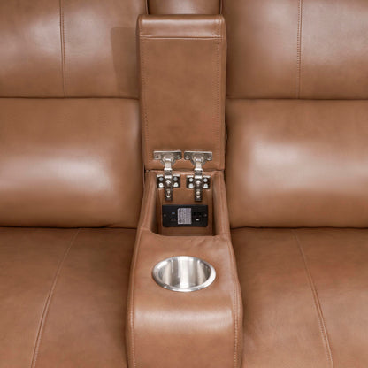 Modesto - Modular Power Reclining Sectional With Power Adjustable Headrests