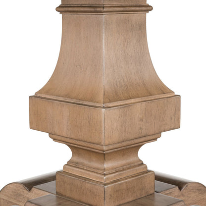 Haven Hills - Pedestal Table - Camel Beige