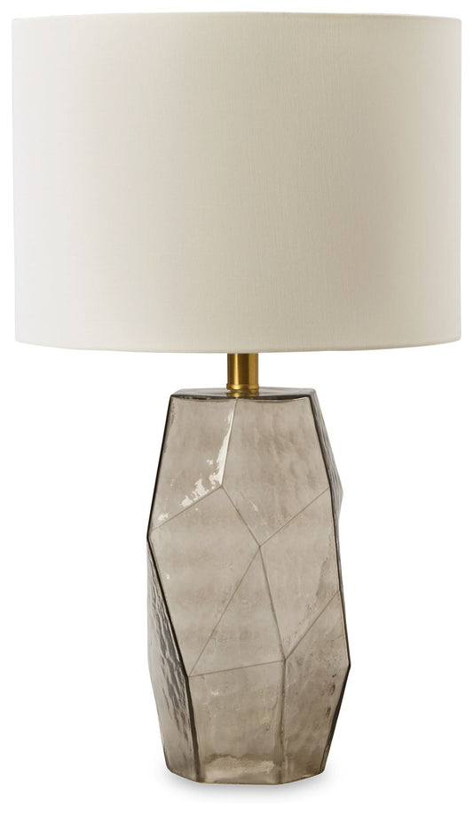 Taylow - Gray - Glass Table Lamp