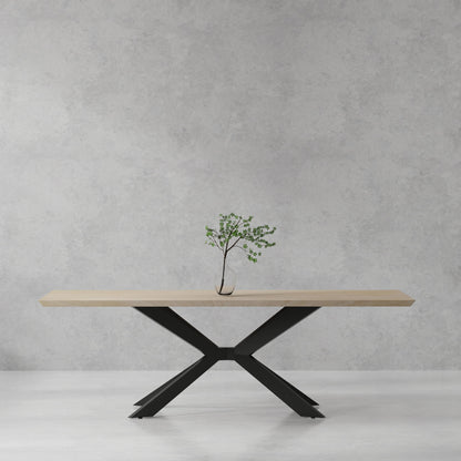 Crossings - Monaco Rectangular Dining Table With 4 Upholstered Chairs - Solid Mango / Dark Gray