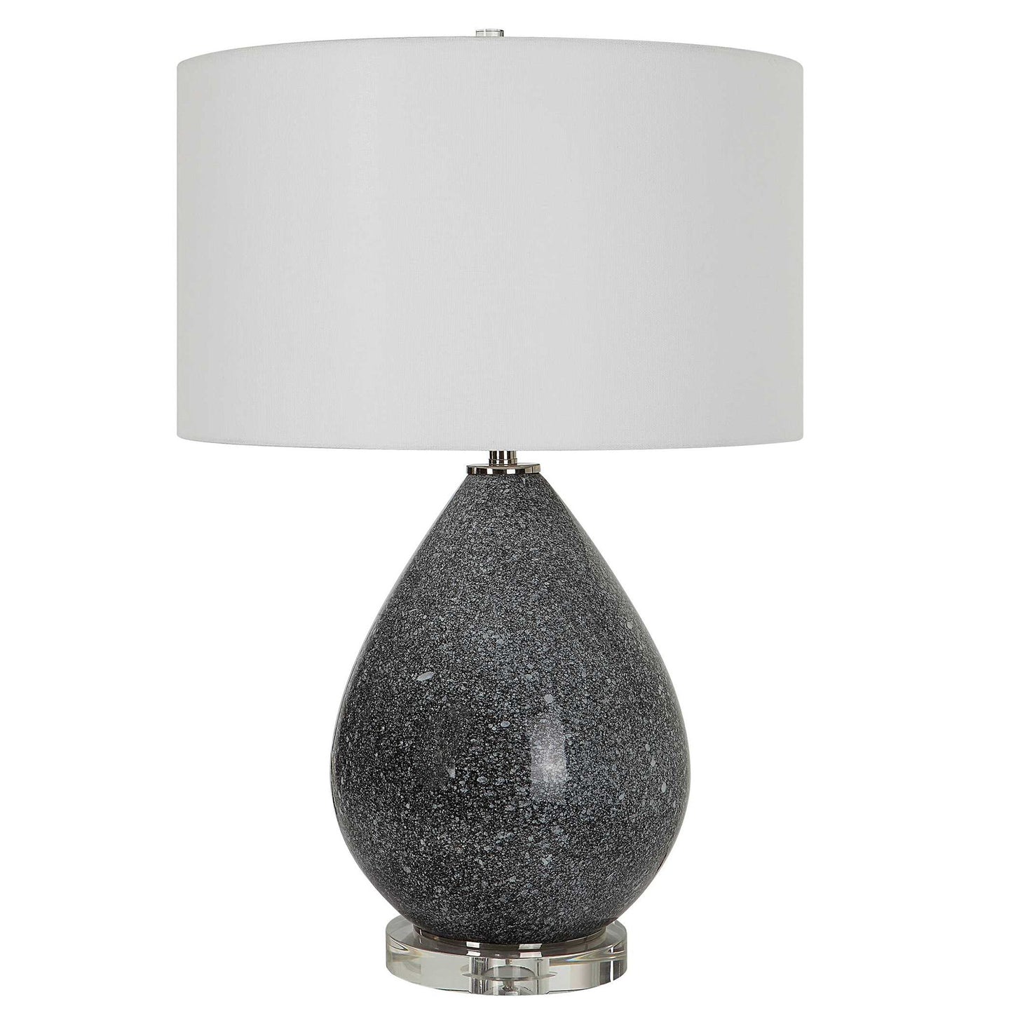 Nebula - Speckled Glaze Table Lamp - Gray