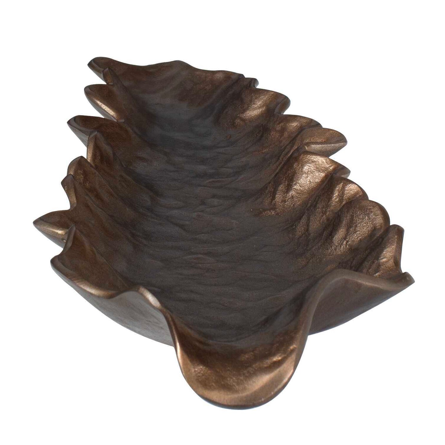 Frond - Indoor-Outdoor Leaf Tray - Bronze