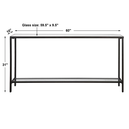 Hayley - Console Table - Black
