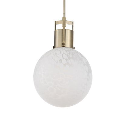 Huch - 1 Light Glass Pendant - White