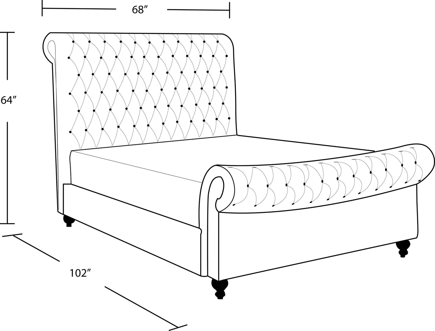 Jackie - Bed