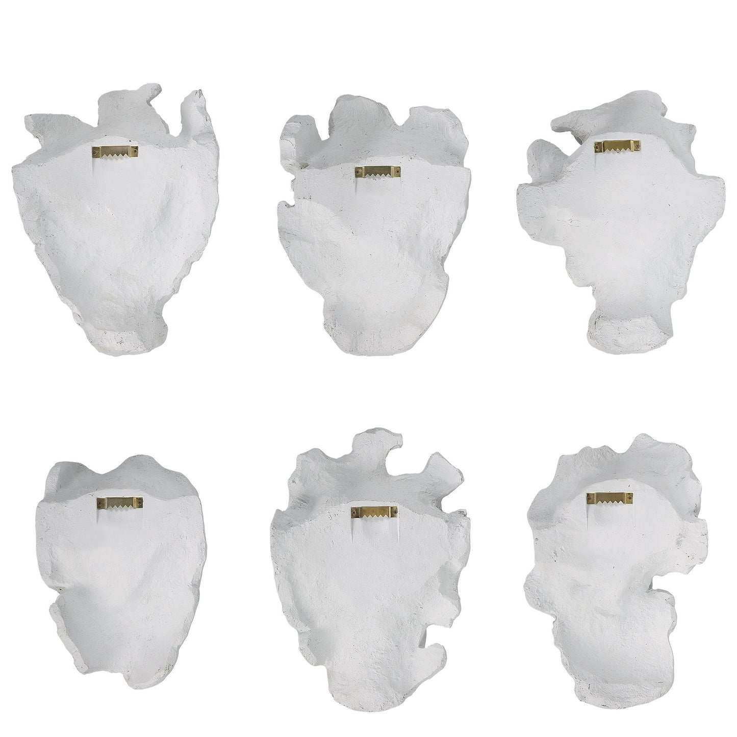 Self-Portrait - Mask Wall Decor (Set of 6) - White