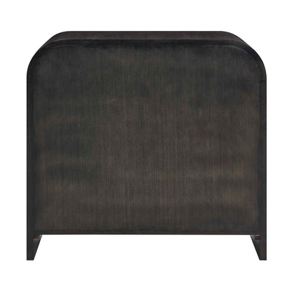 Byrams - 3 Drawer Oak Chest - Brown / Gold / Woodtone