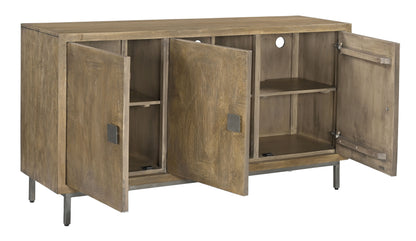 Cozad - Three Door Credenza - Aged Natural