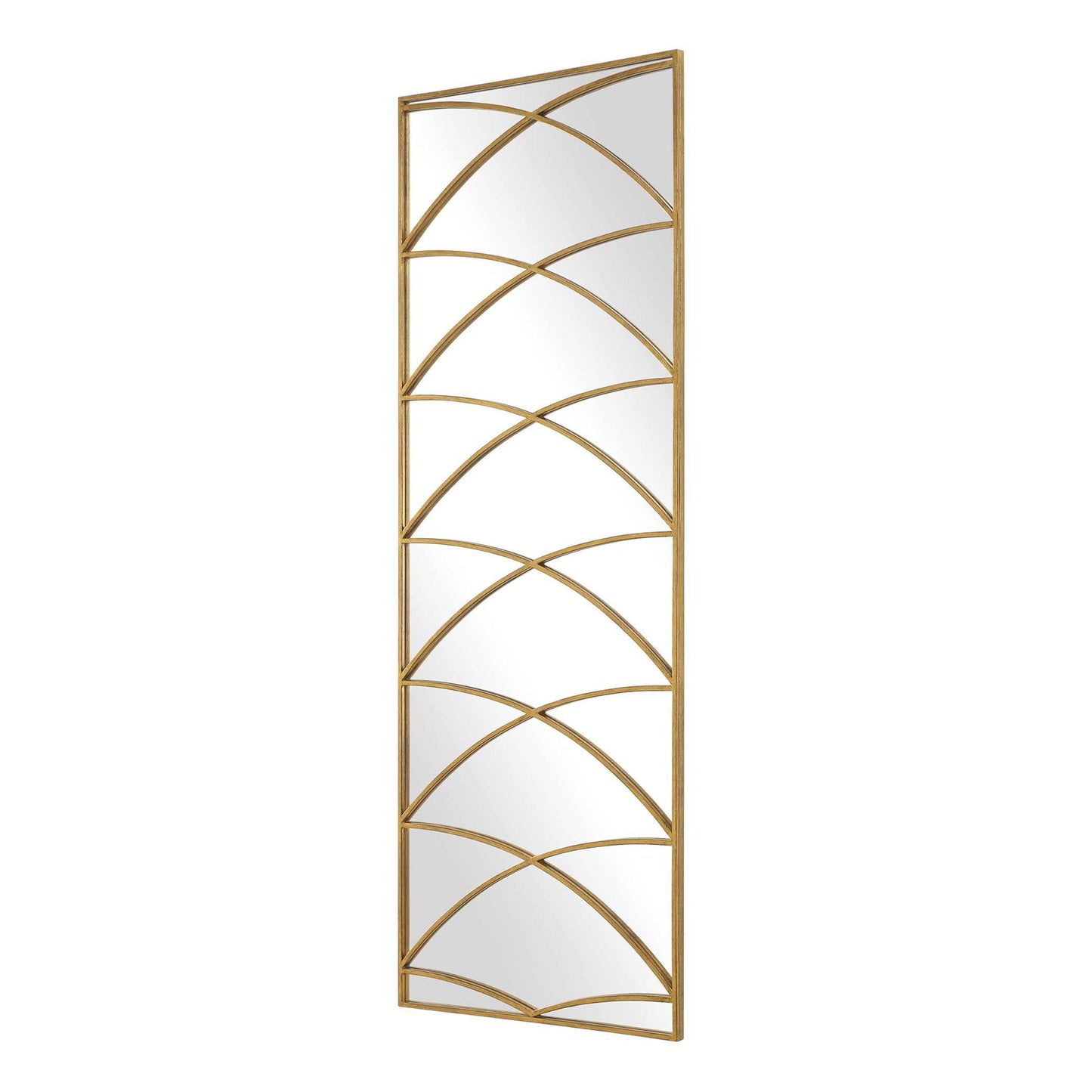 Crossed Up - Full Length Mirror - Gold