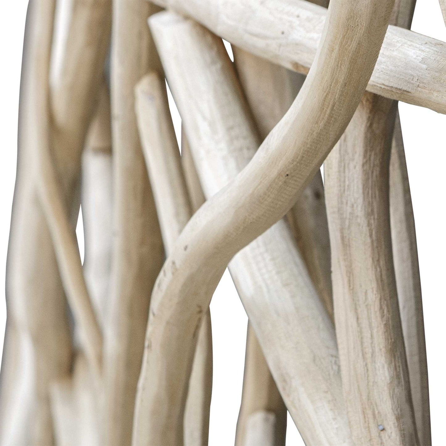 Tangled Up - Outdoor Teak Wall Decor - Woodtone
