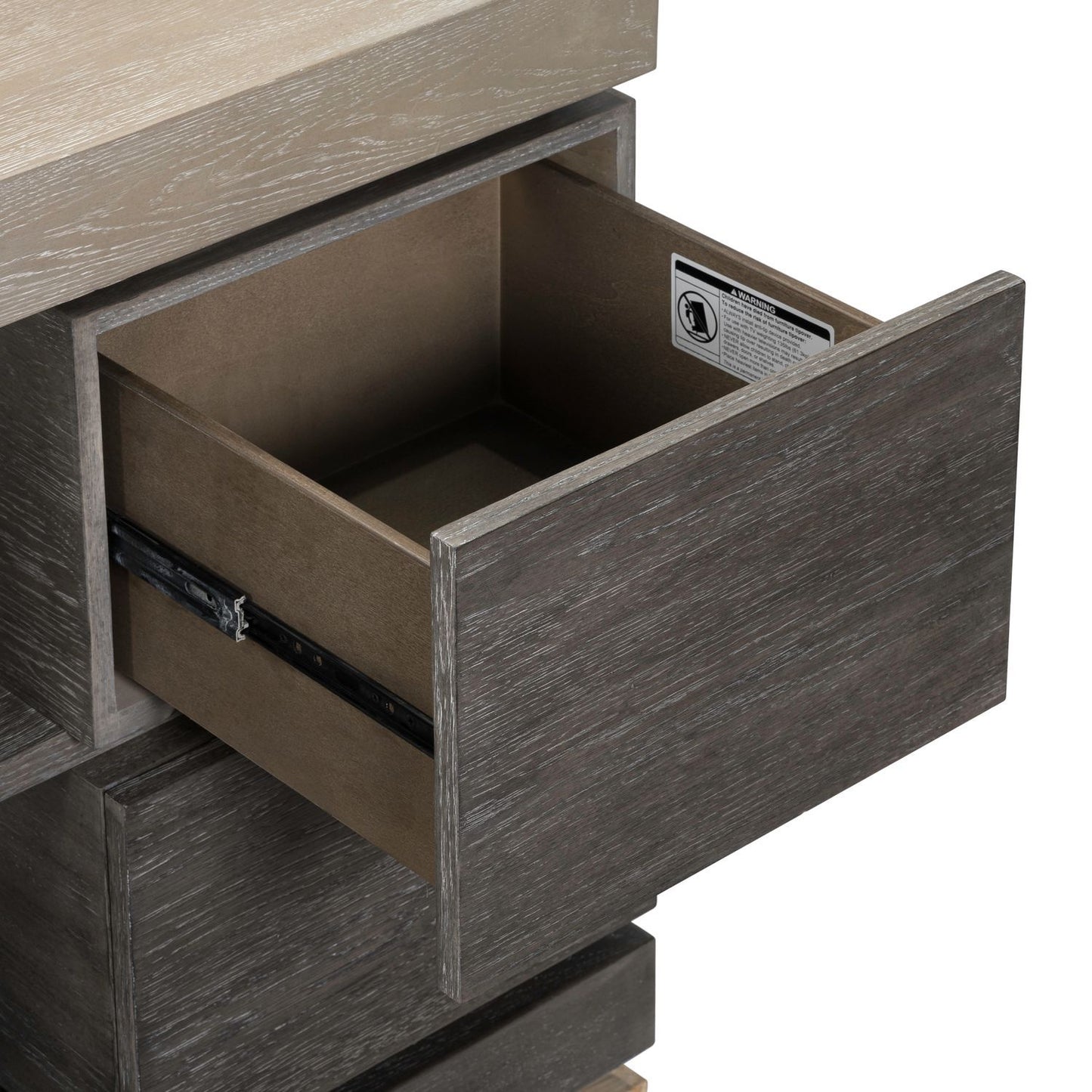 Piedmont - 84'' TV Console - Charcoal / Ash