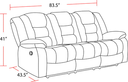 Bolton - Glider Reclining Sofa Set