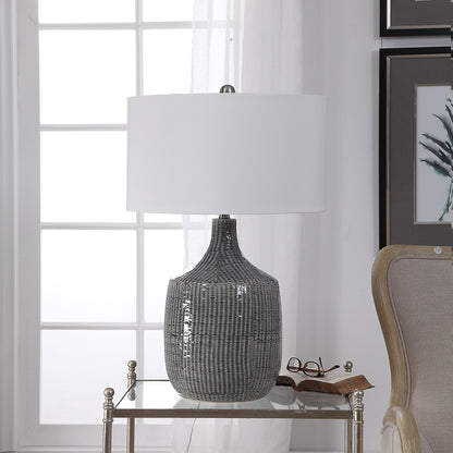 Felipe - Table Lamp - Distressed Gray