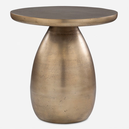 Antigua - Antique Side Table - Brass