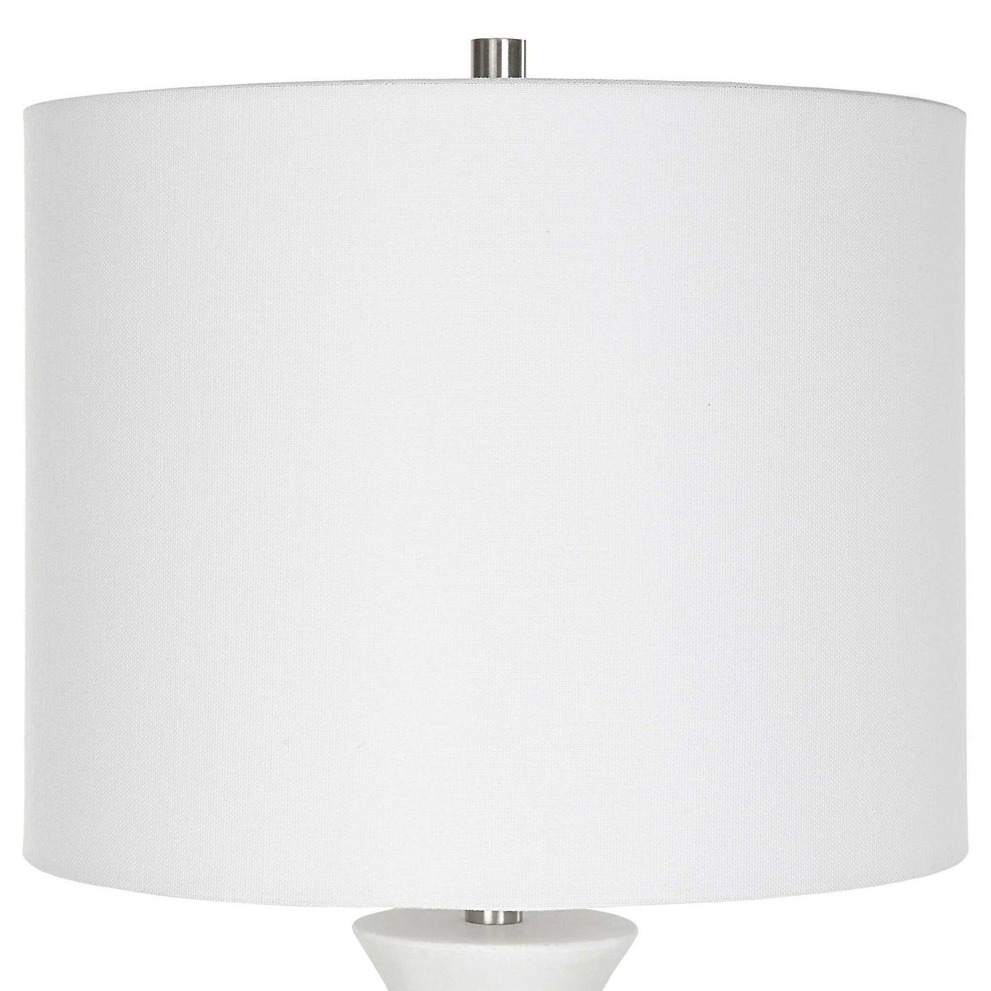 Fountain - Marble Buffet Lamp - White