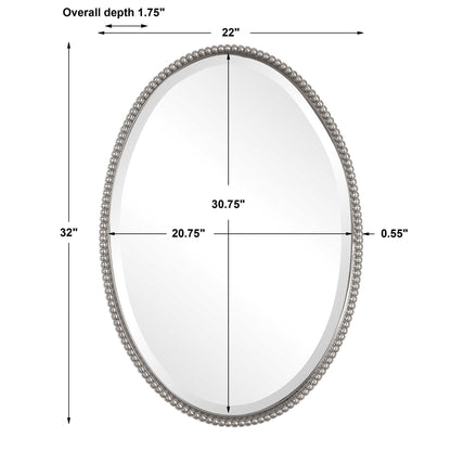 Sherise - Oval Mirror