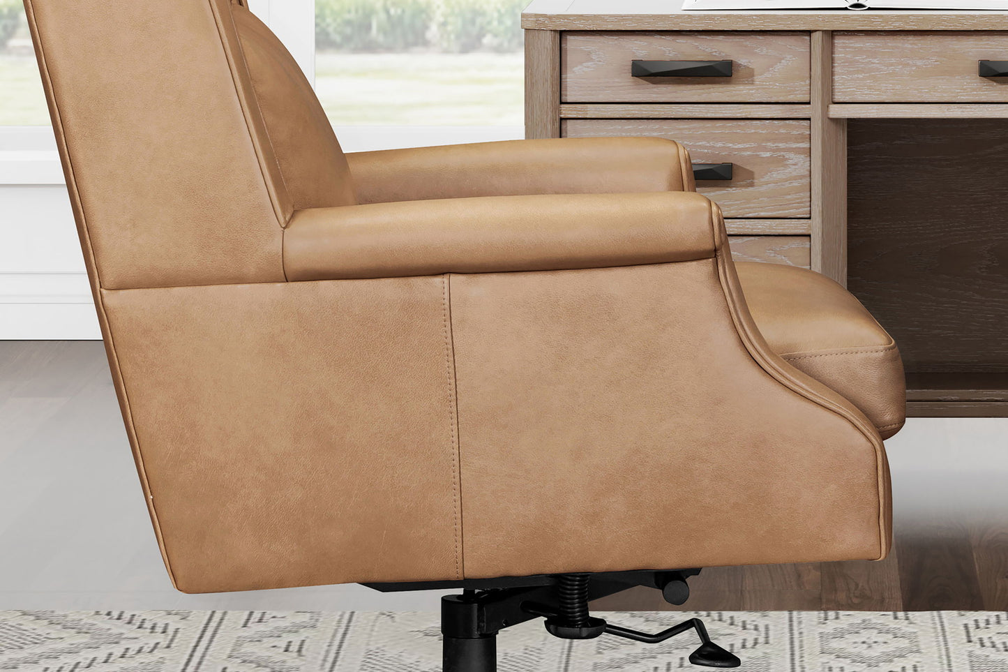 Dc132 - Leather Desk Chair