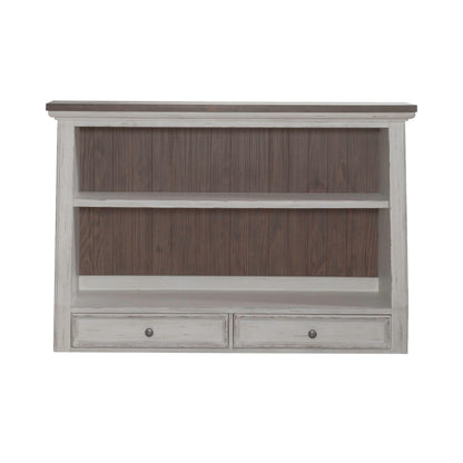 River Place - Angled Server Hutch - White