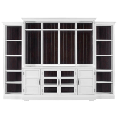 Shoreham - 4 Piece Entertainment Wall - Effortless White