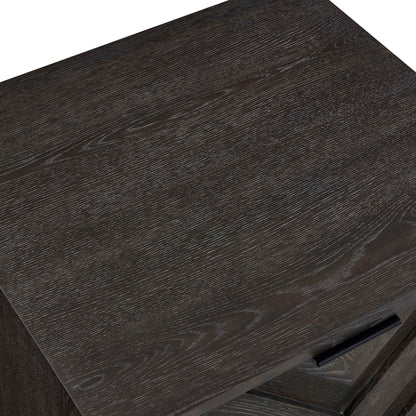 Barrett - Oak Cabinet - Dark Charcoal