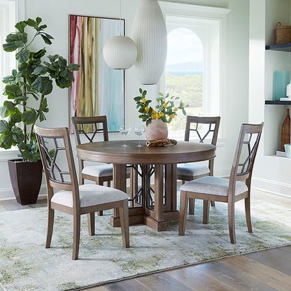 Sundance Dining - Grid Dining Chair (Set of 2) - Sandstone