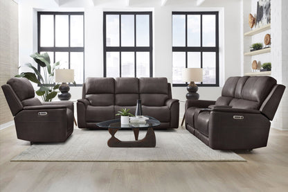 Easton - Zero Gravity Power Reclining Tilt Console Loveseat P3