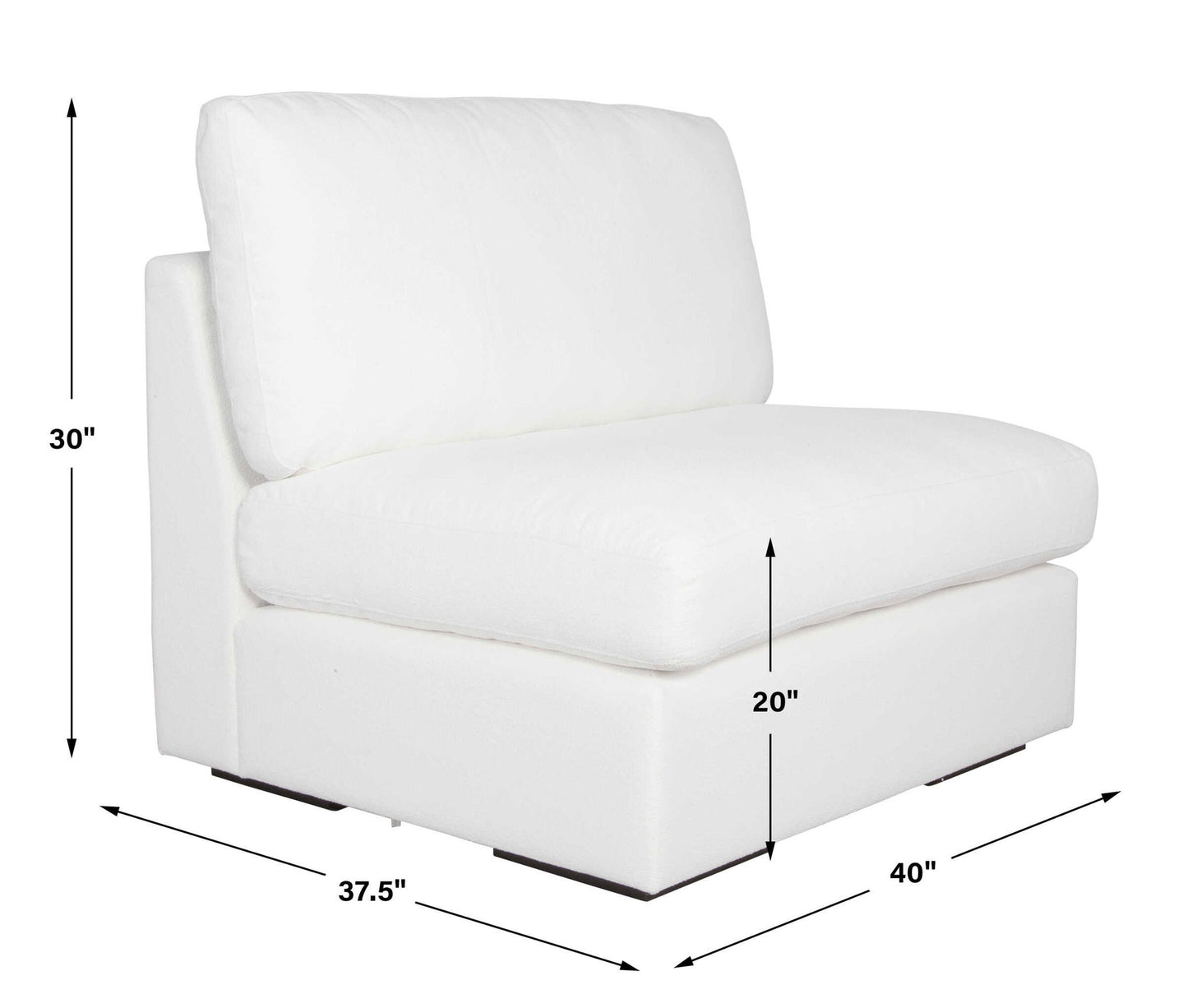 Refuge - Armless Sofa