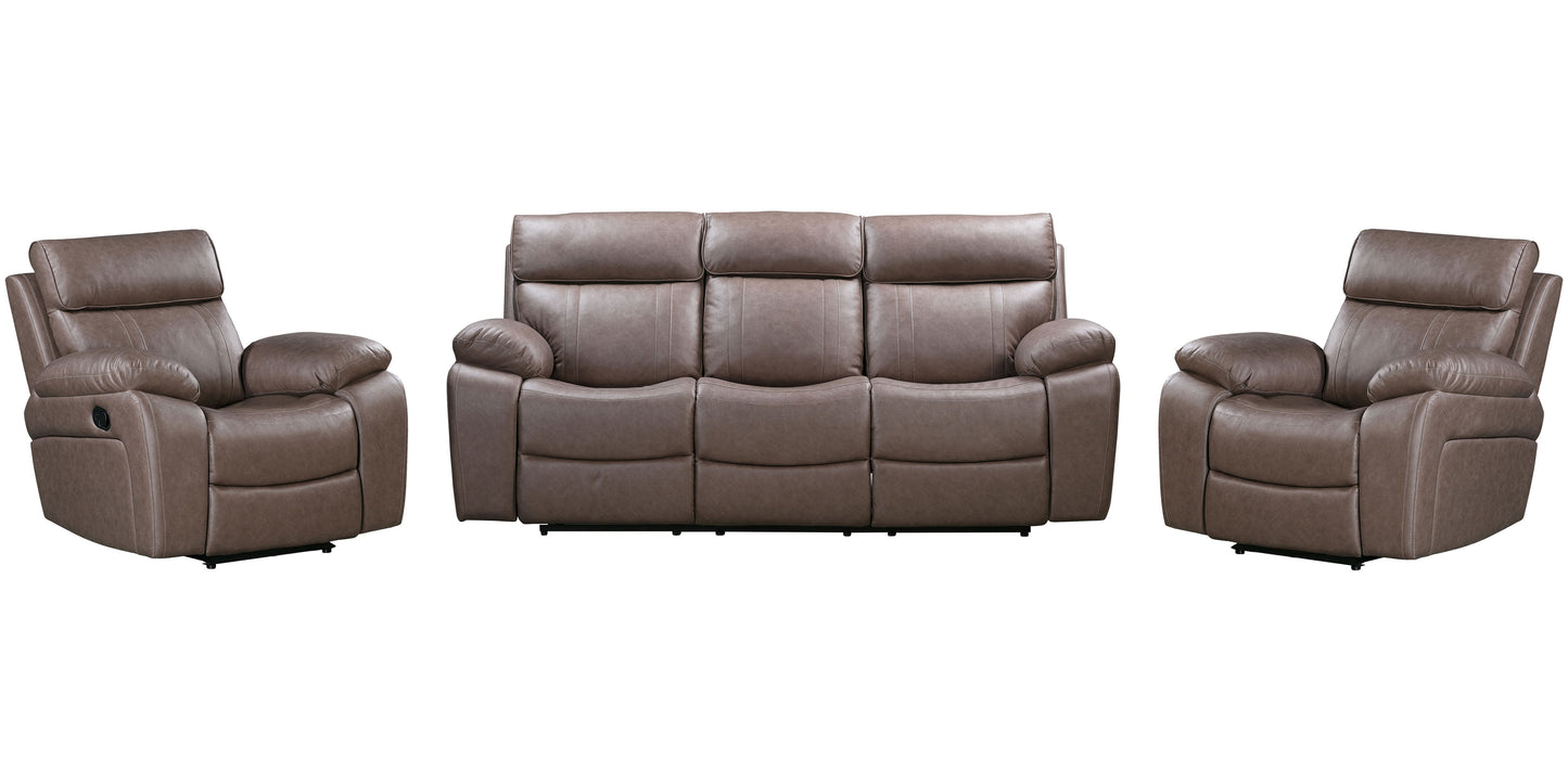 Theon - Manual Glider Reclining Sofa Set