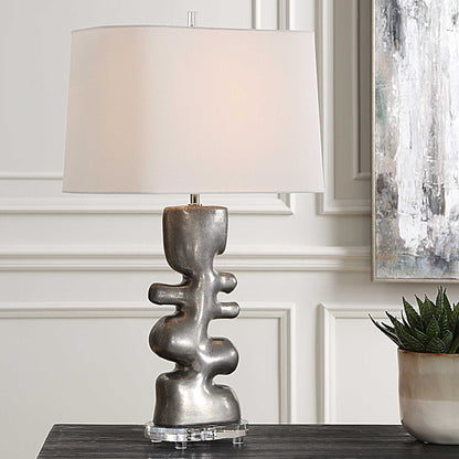 Free Flowing - Table Lamp - Nickel