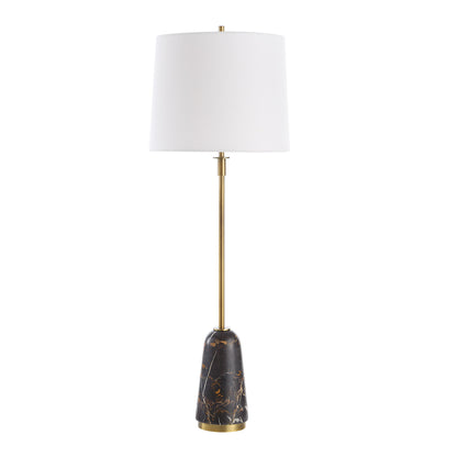 Jenson - Marble Buffet Lamp - Black