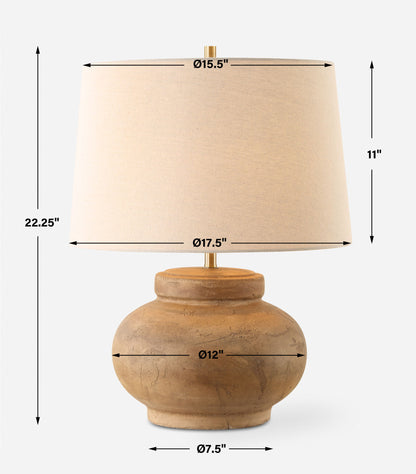 Urbino - Aged Terracotta Table Lamp