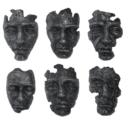 Self-Portrait - Metallic Wall Decor (Set of 6)