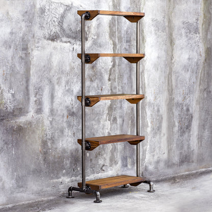 Rhordyn - Industrial Etagere - Light Brown