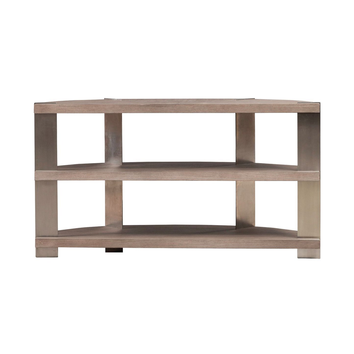 Harlow - Sofa Table - Sandstone & Satin Nickel