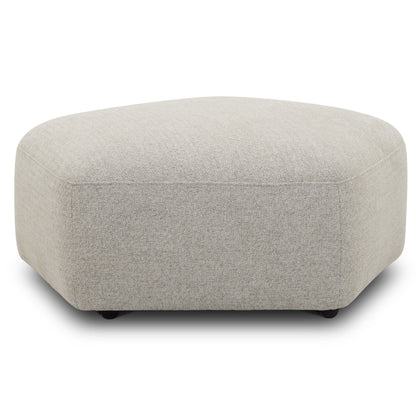 Playful - Ottoman With Casters - Canes Cobblestone
