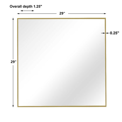 Alexo - Square Mirror - Gold